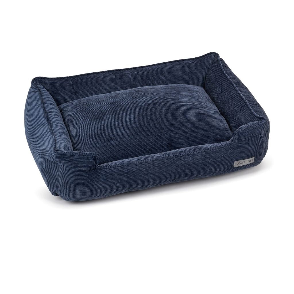 Jax & Bones Ridges Lounge dog Bed royal blue