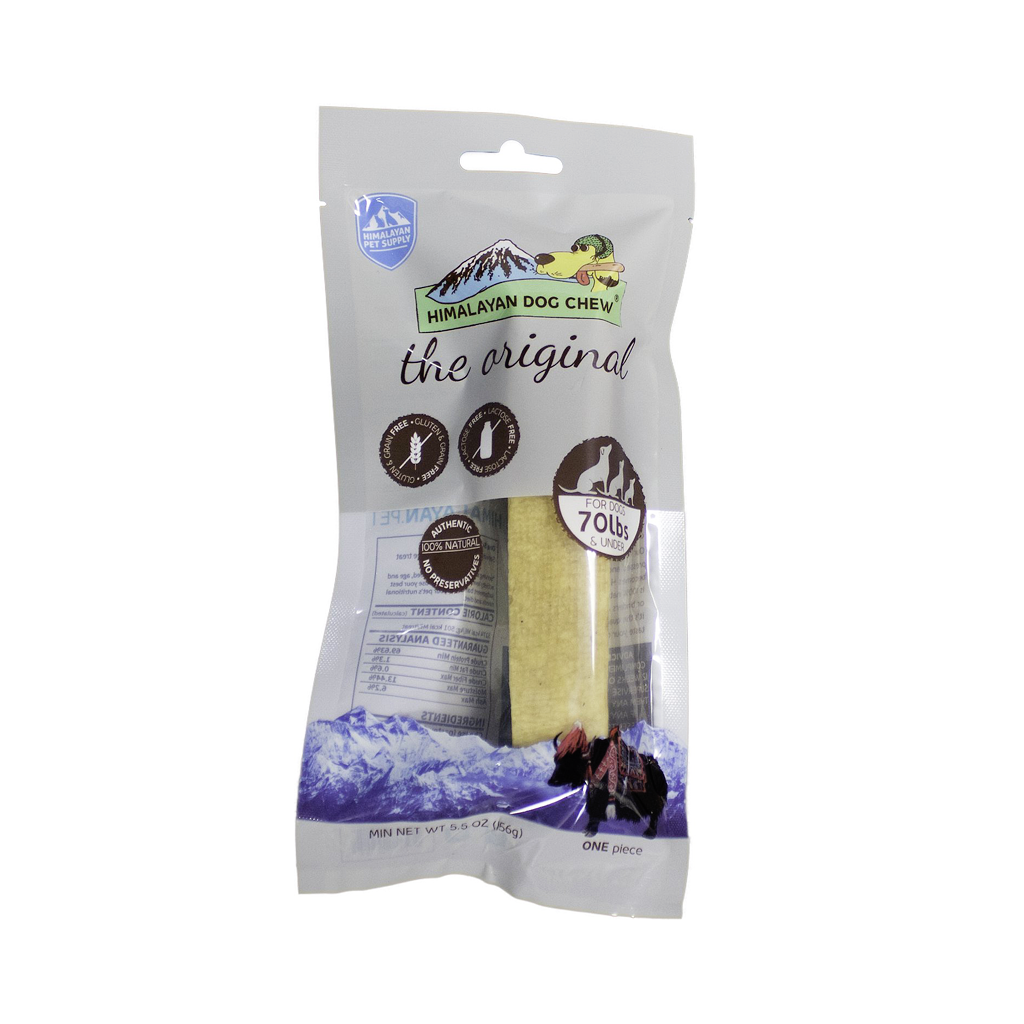 Himalayan Dog Chew 1 piece package for dogs 70 lbs or under
