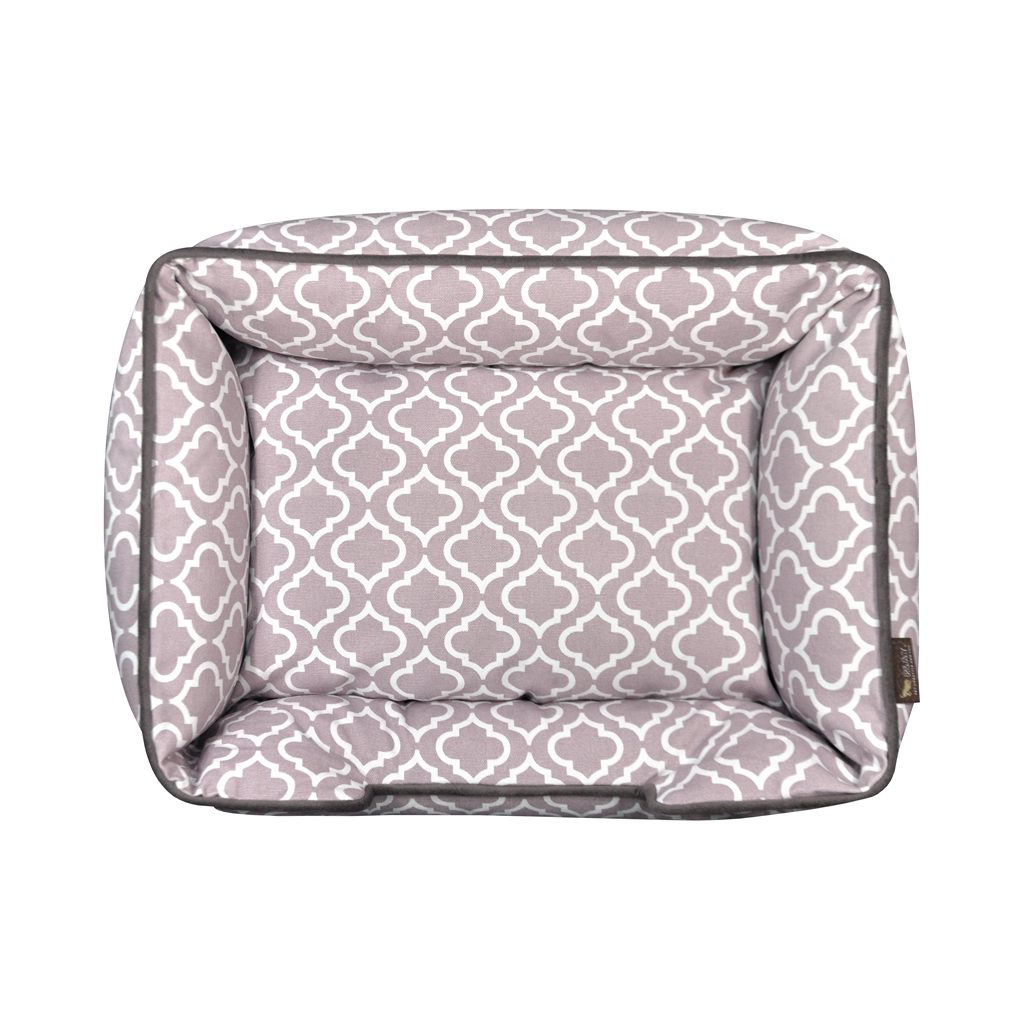 P.L.A.Y. Moroccan Lounge Dog Bed Grey 4
