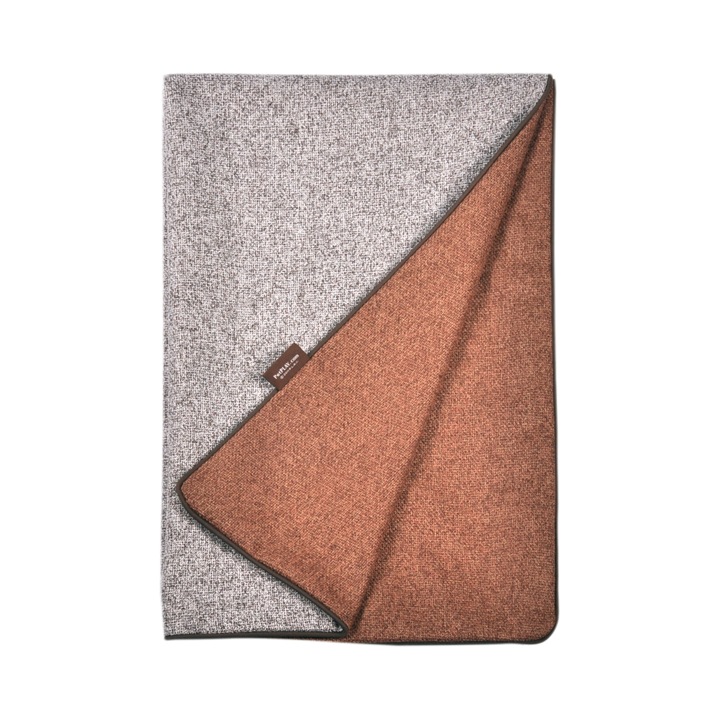 P.L.A.Y. Twill Luxe Cat and Dog Throw Brown 2
