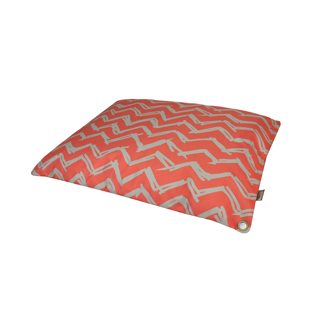 P.L.A.Y. Chevron Outdoor Dog Bed Red