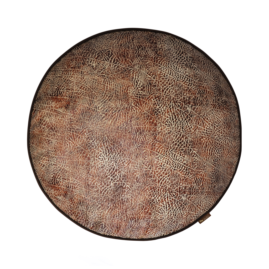 P.L.A.Y. Savannah Round Dog Bed Brown 3