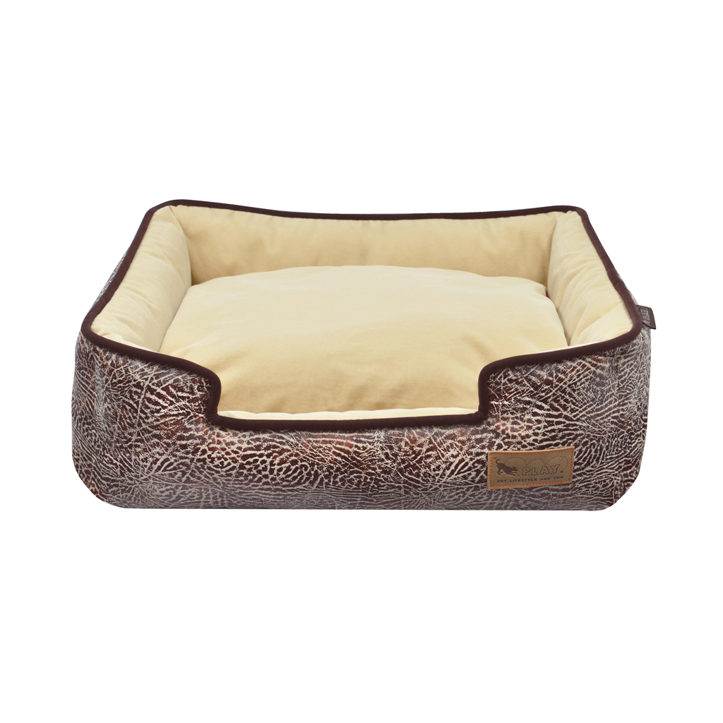 P.L.A.Y. Savannah Lounge Dog Bed Brown 3