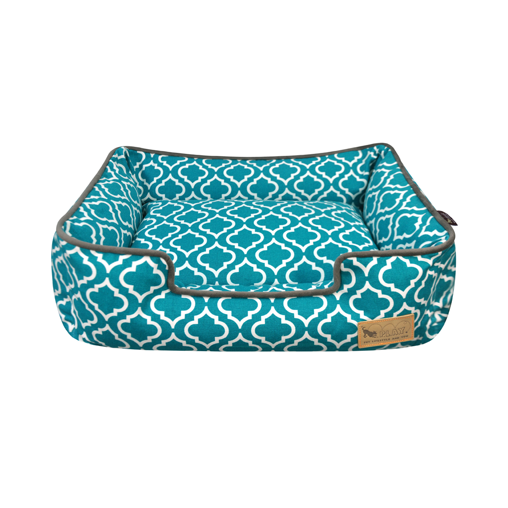 P.L.A.Y. Moroccan Lounge Dog Bed teal 2