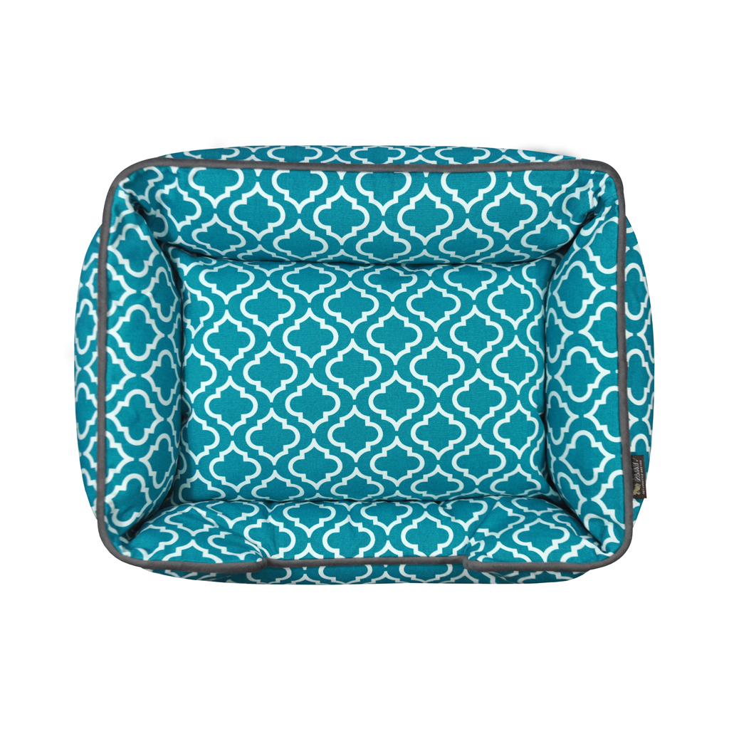 P.L.A.Y. Moroccan Lounge Dog Bed teal 5