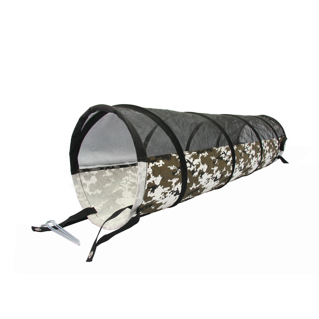 P.L.A.Y. Pet Cat and Dog Tunnel White Camo