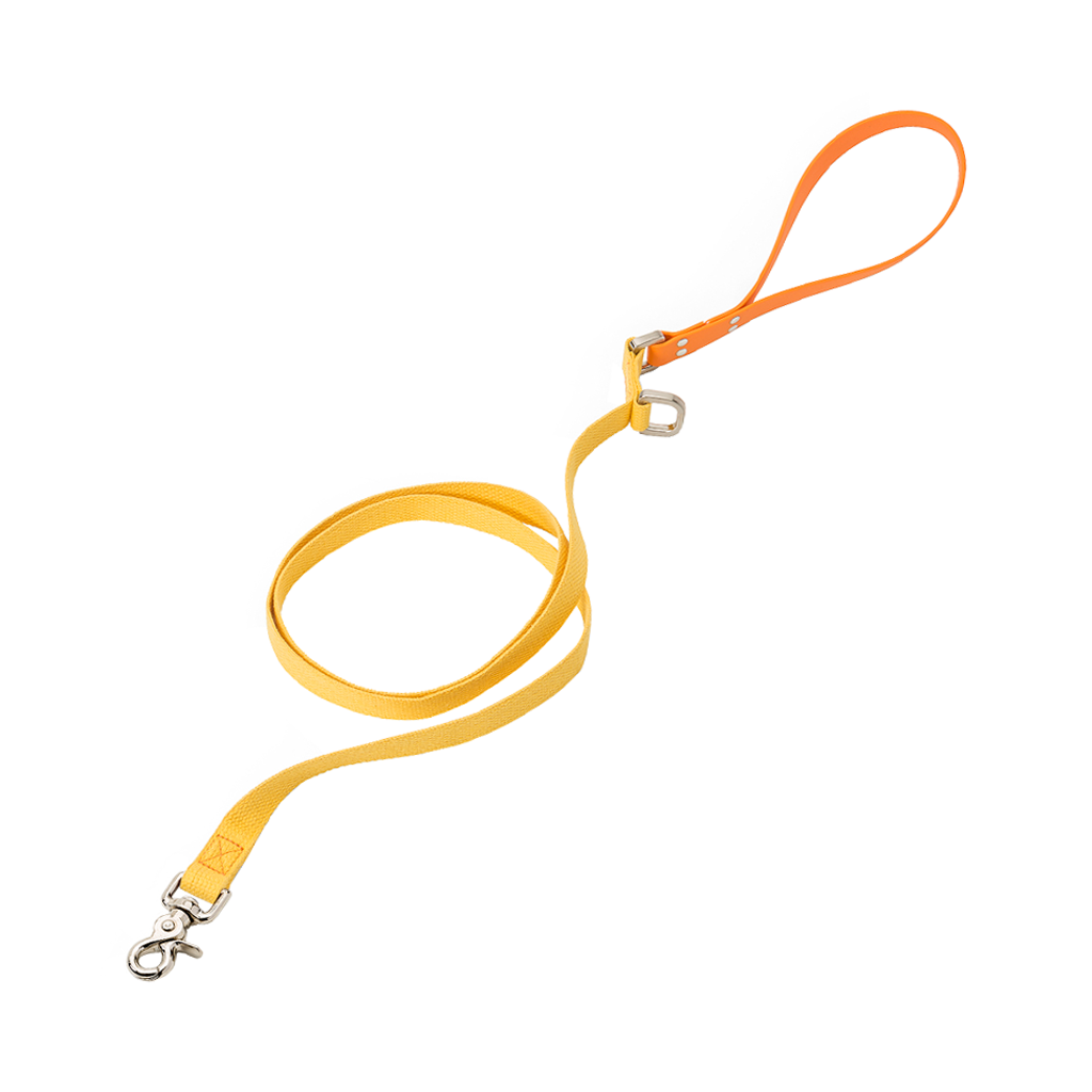 West Paw Strolls Comfort Grip Dog Leash Yellow