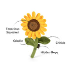 P.L.A.Y. Blooming Buddies Dog Toy 5 Piece Set sassy sunflower