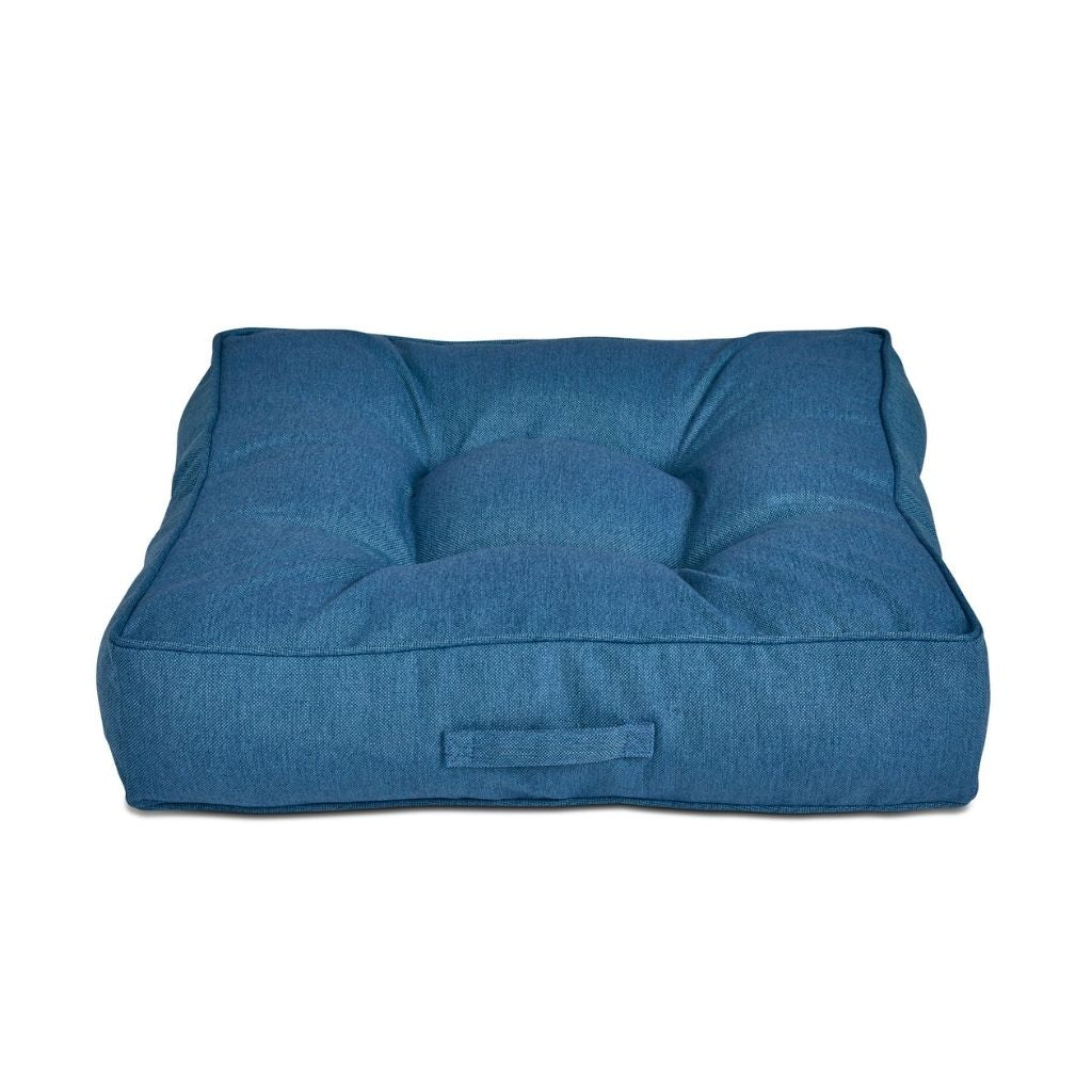 Jax & Bones Margaux Pillow Top Dog Bed Blue