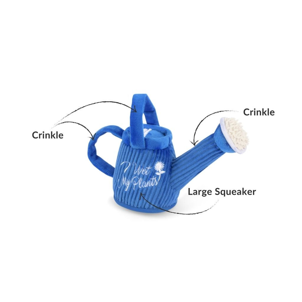 P.L.A.Y. Blooming Buddies Dog Toy 5 Piece Set wagging water can