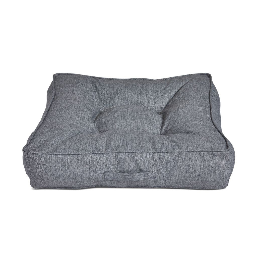 Jax & Bones Margaux Pillow Top Dog Bed Grey
