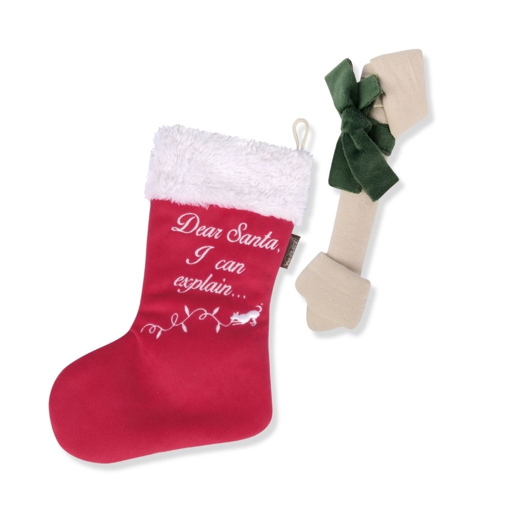 P.L.A.Y. Merry Woofmas Good Dog Stocking Dog Toy 2