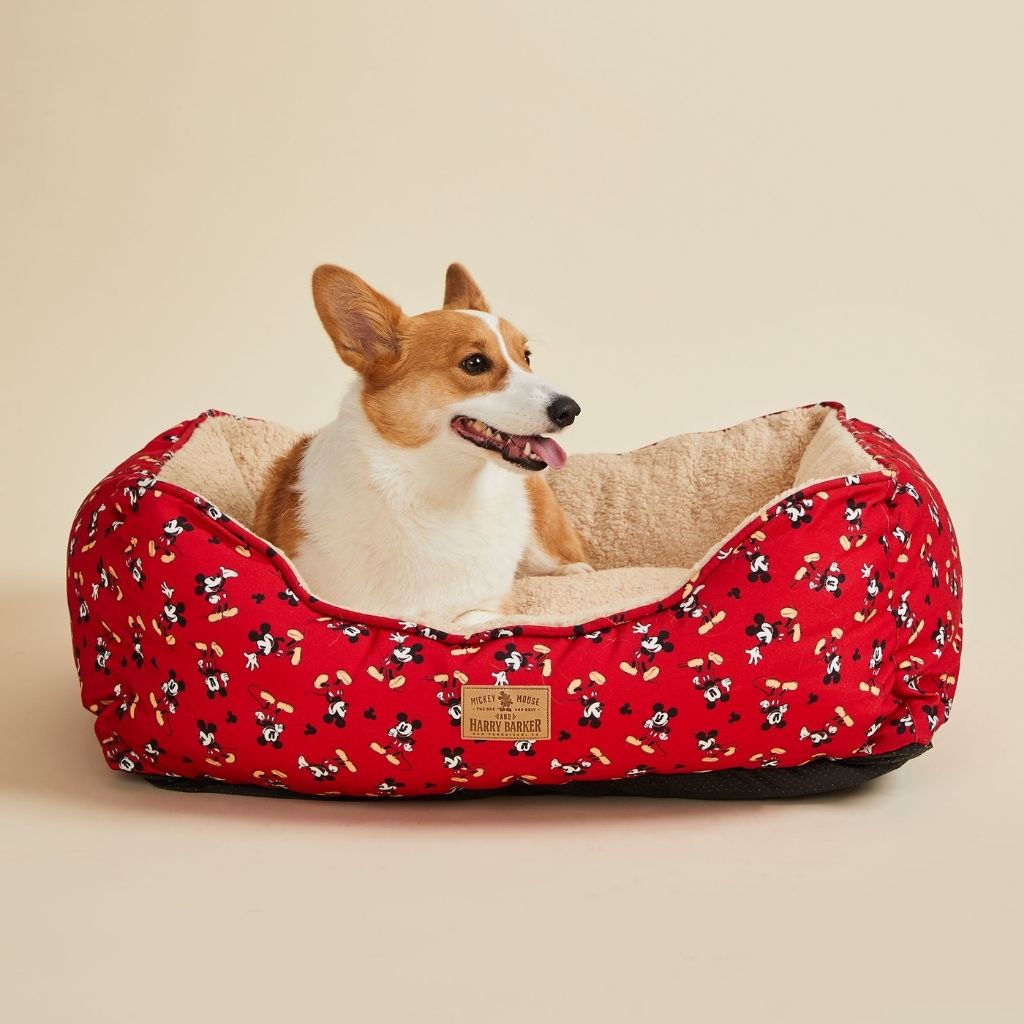 Harry Barker Tossed Mickey Cuddler Dog Bed