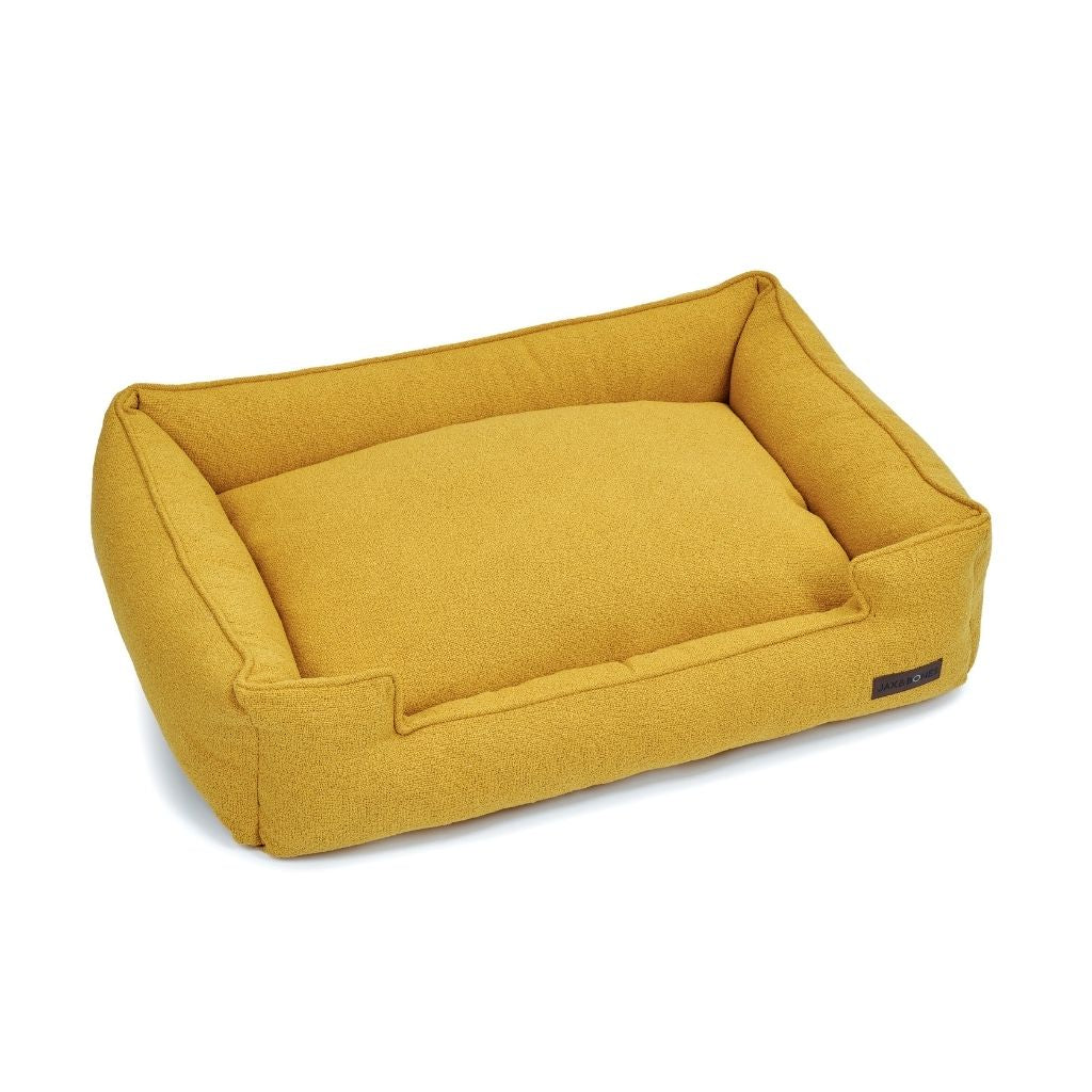 Jax & Bones Cordova Lounge dog Bed limon yellow