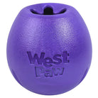 West Paw Rumbl Treat Dog Toy Eggplant