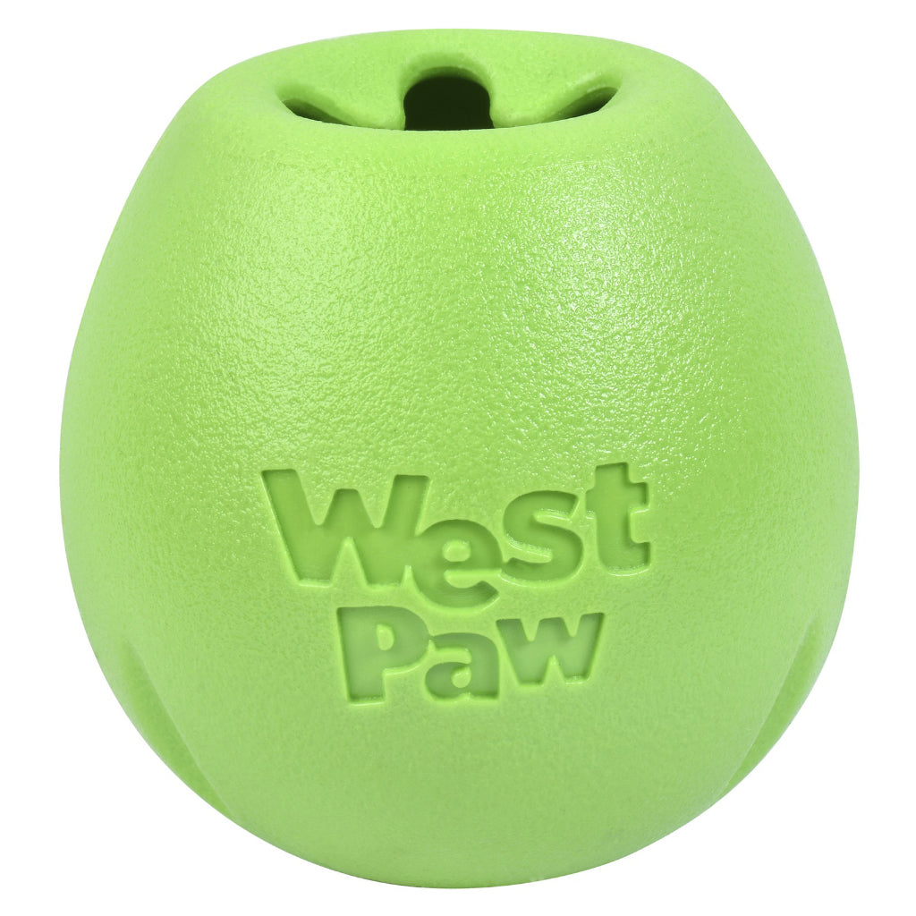 West Paw Rumbl Treat Dog Toy Green