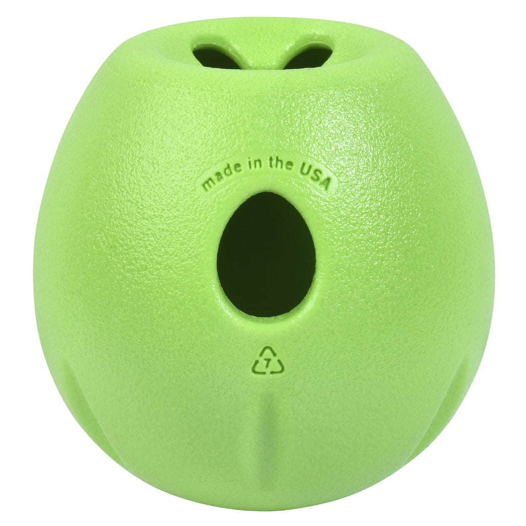 West Paw Rumbl Treat Dog Toy Green