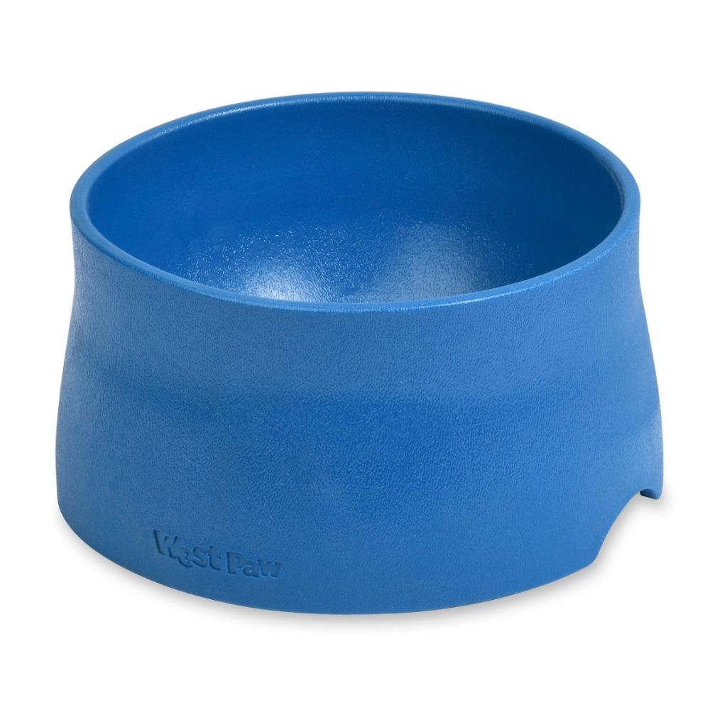 West Paw Seaflex No-Slip Dog Bowl Blue