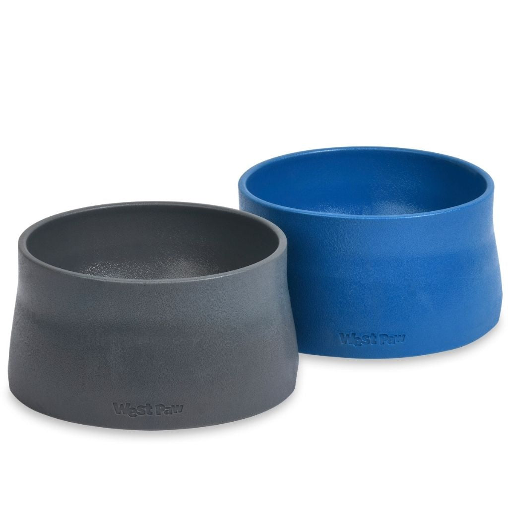 West Paw Seaflex No-Slip Dog Bowl Blue