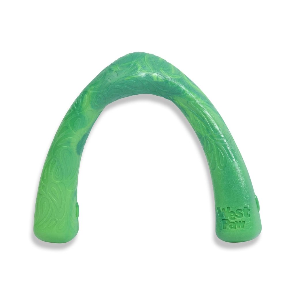 West Paw Snorkl Seaflex Dog Toy emerald