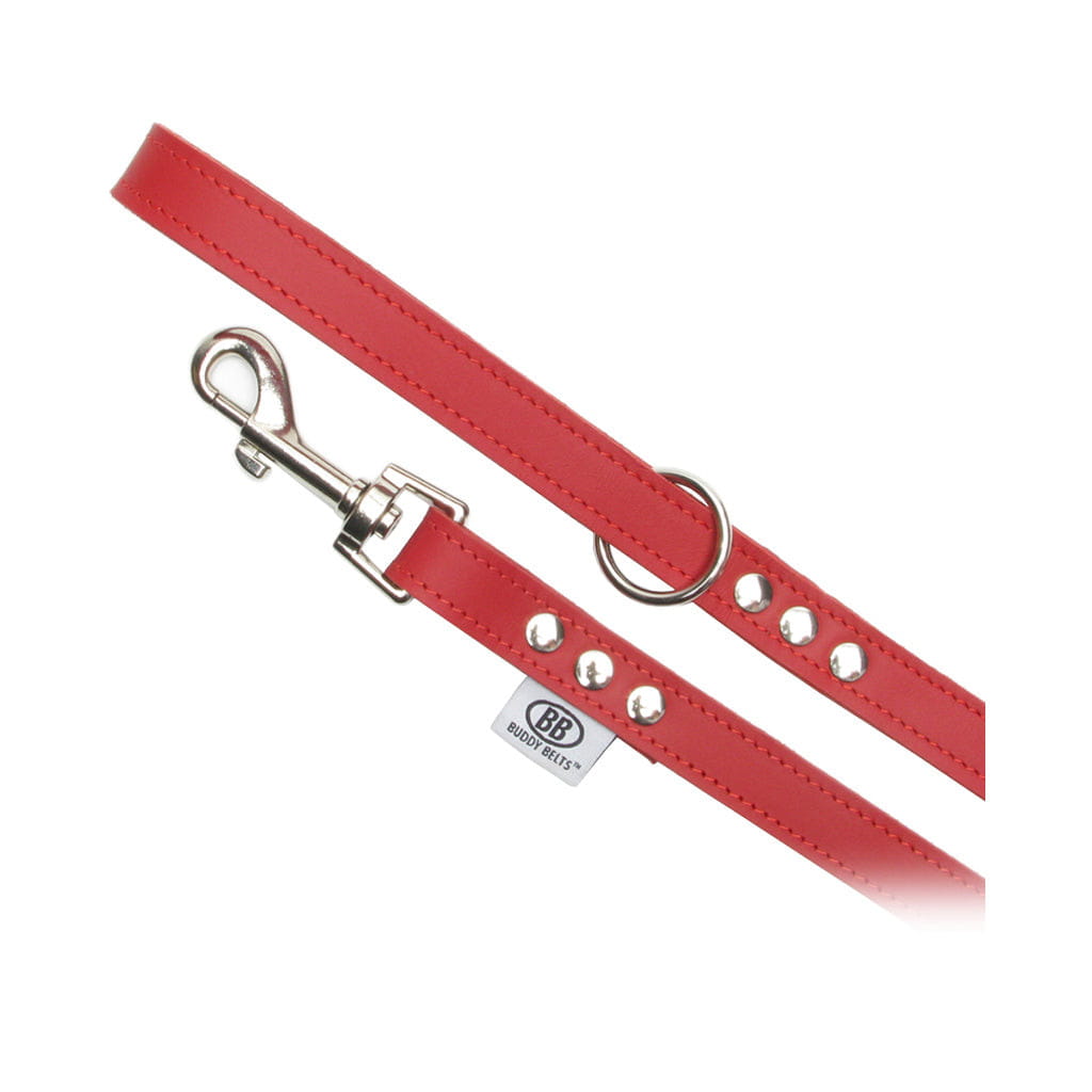 Buddy Belts Premium Leash red
