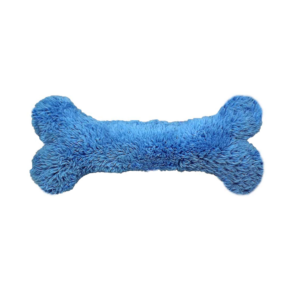 Cycle Dog Duraplush Bone Toy Blue