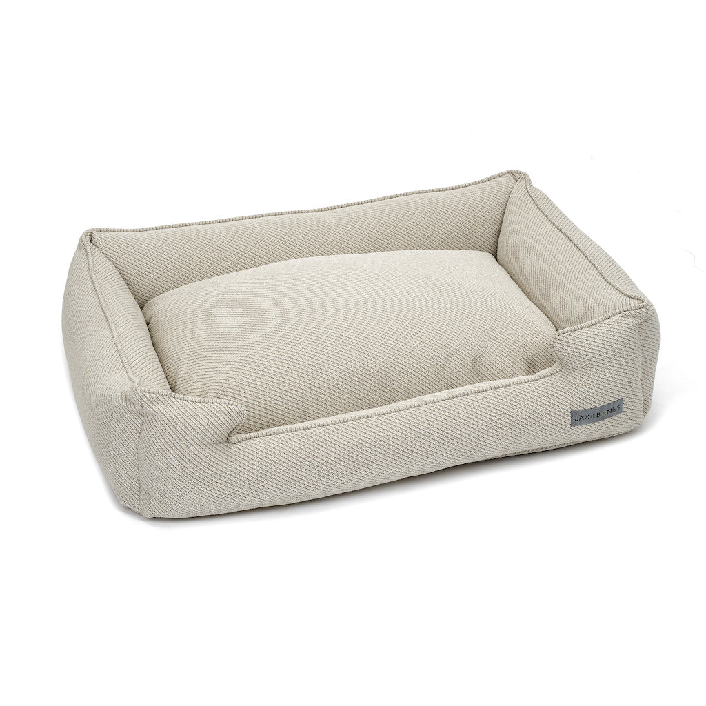 Jax & Bones Bailey Premium Textured Woven Lounge Dog Bed