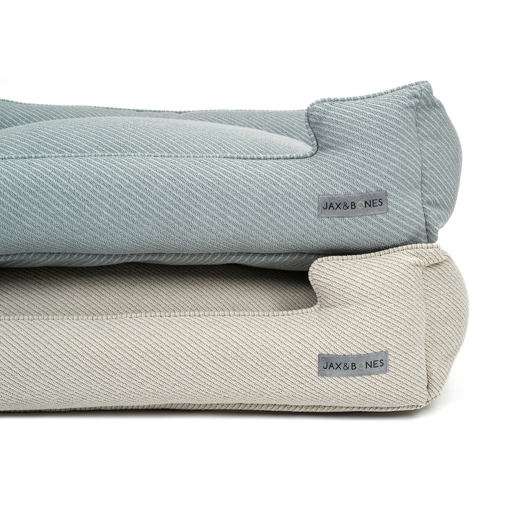 Jax & Bones Bailey Premium Textured Woven Lounge Dog Bed