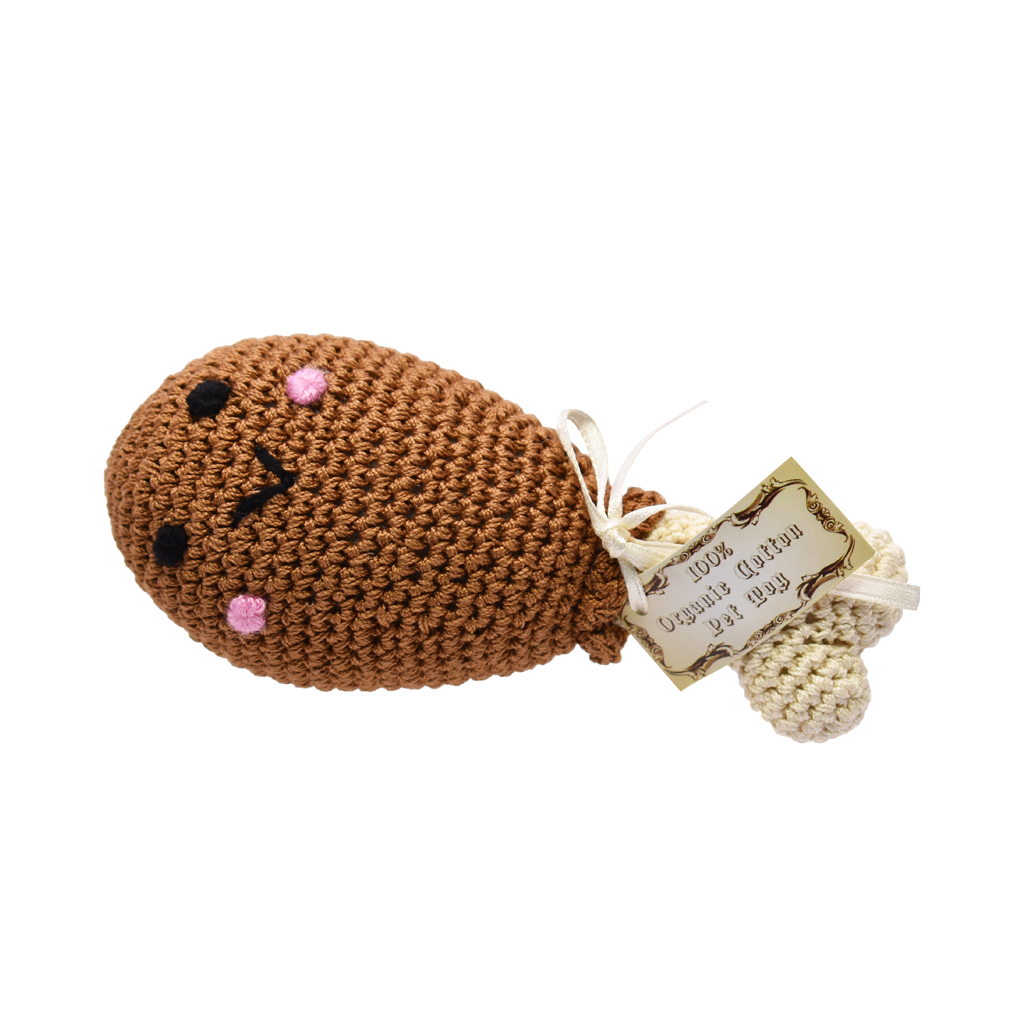 Pet Flys Knit Knacks Sticks The Drumstick Dog Toy