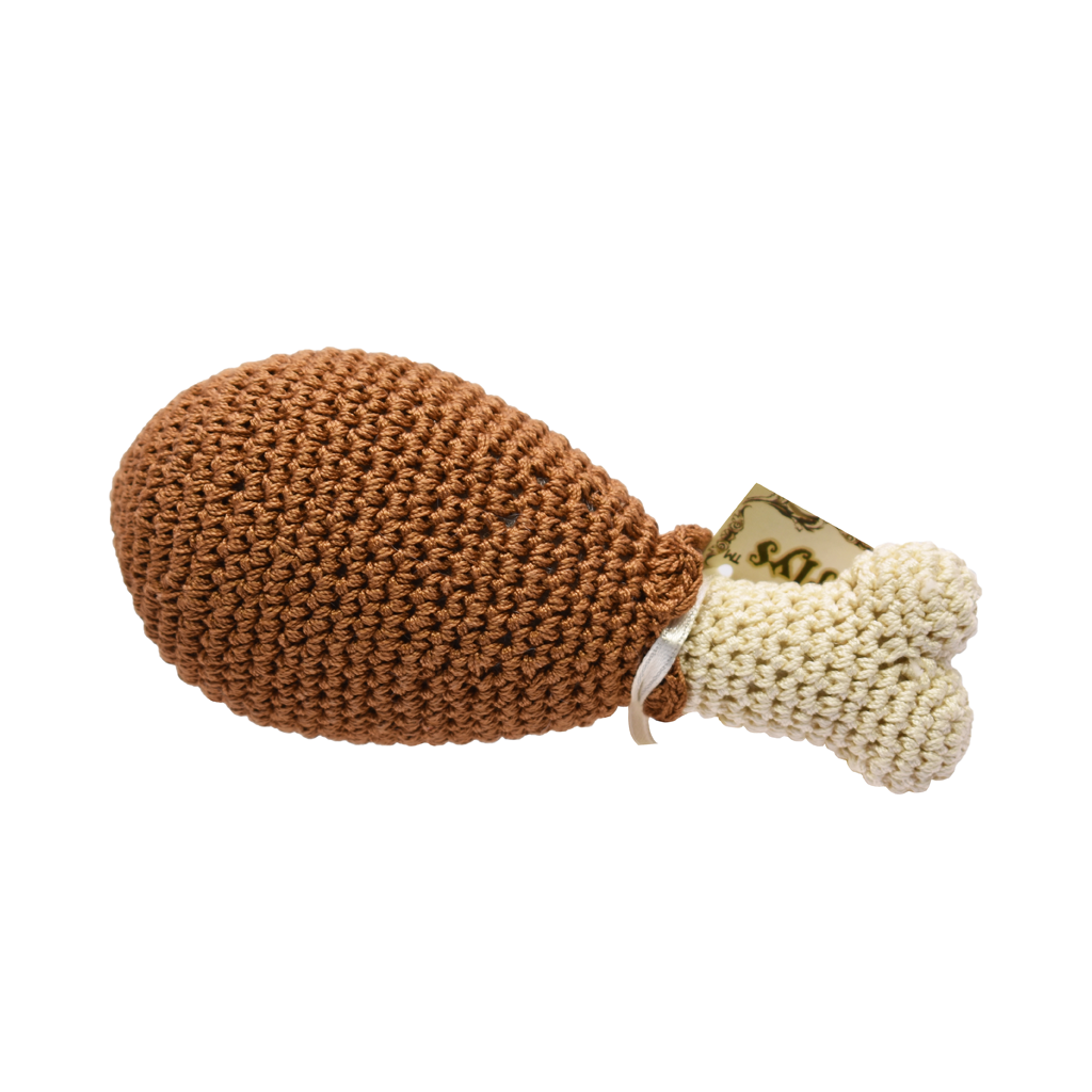 Pet Flys Knit Knacks Sticks The Drumstick Dog Toy 2