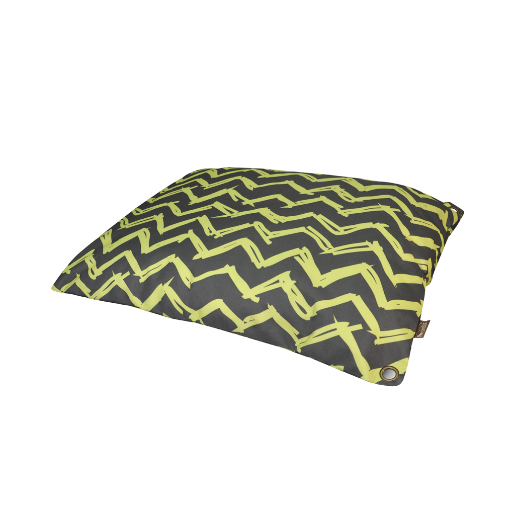 P.L.A.Y. Chevron Outdoor Dog Bed Yellow