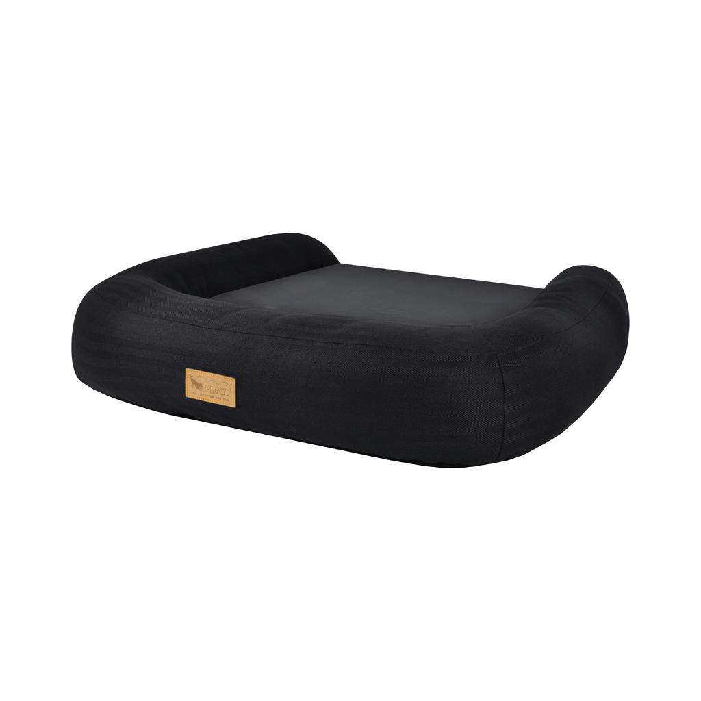 P.L.A.Y. California Dreaming Memory Foam Cat and Dog Bed Black 3