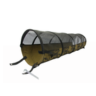 P.L.A.Y. Pet Cat and Dog Tunnel Army Green