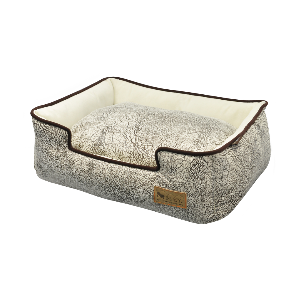 P.L.A.Y. Savannah Lounge Dog Bed Ash Grey