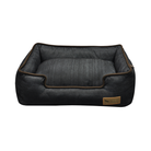 P.L.A.Y. Urban Denim Lounge Dog Bed Dark Chocolate 2
