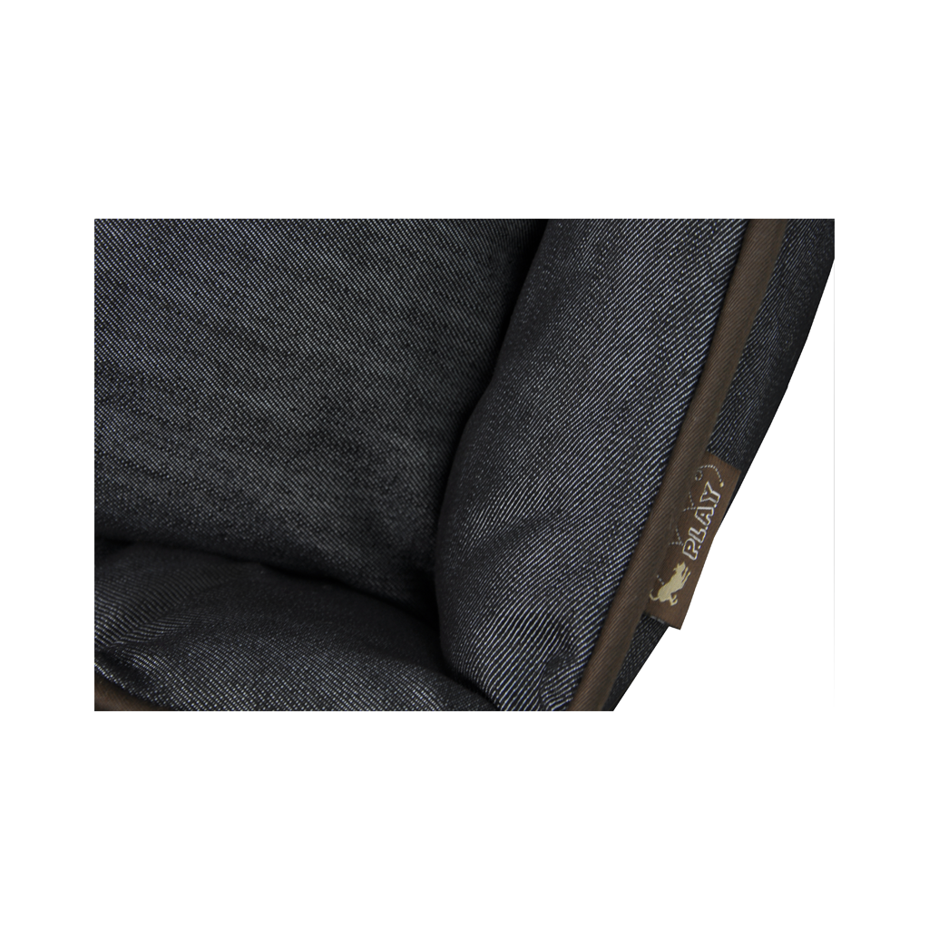 P.L.A.Y. Urban Denim Lounge Dog Bed Dark Chocolate 4