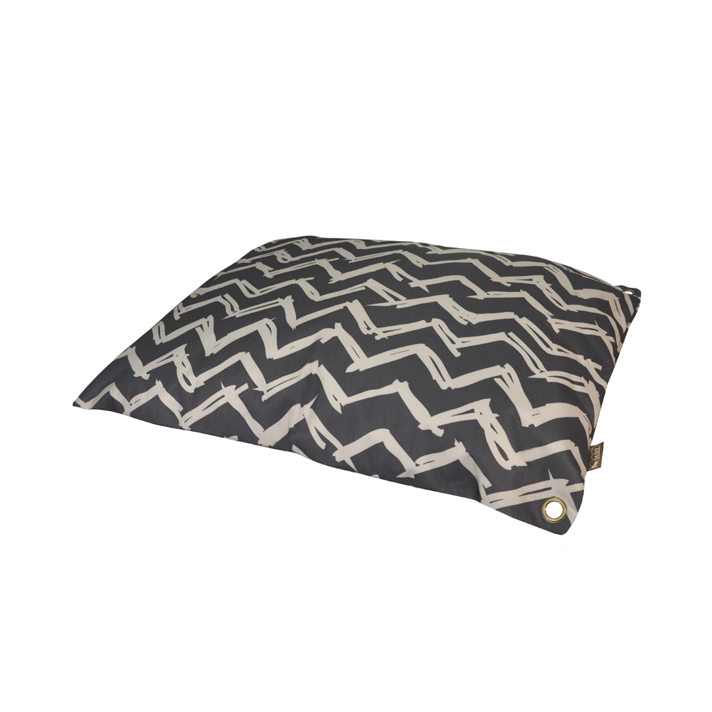 P.L.A.Y. Chevron Outdoor Dog Bed Black 2