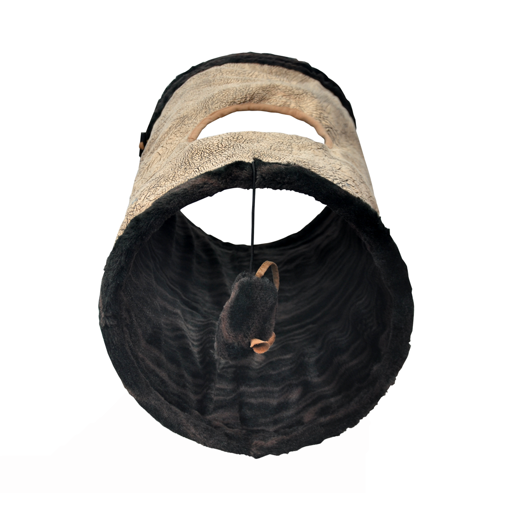 P.L.A.Y. Purr And Pounce Cat Tunnel Brown 6