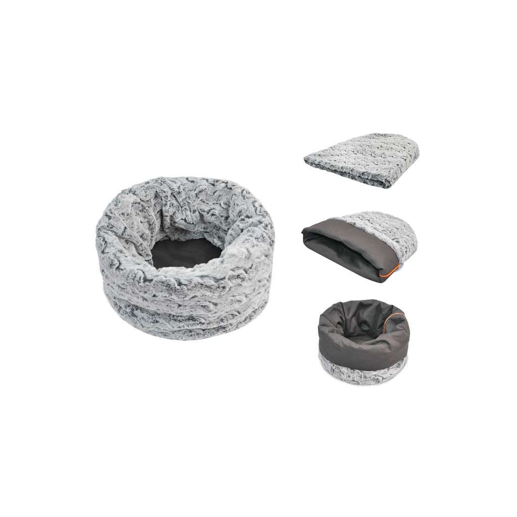 P.L.A.Y. Snuggle Cat and Dog Bed Husky Grey