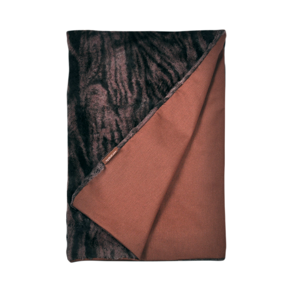 P.L.A.Y. Luxe Dog Throw Truffle Brown 2