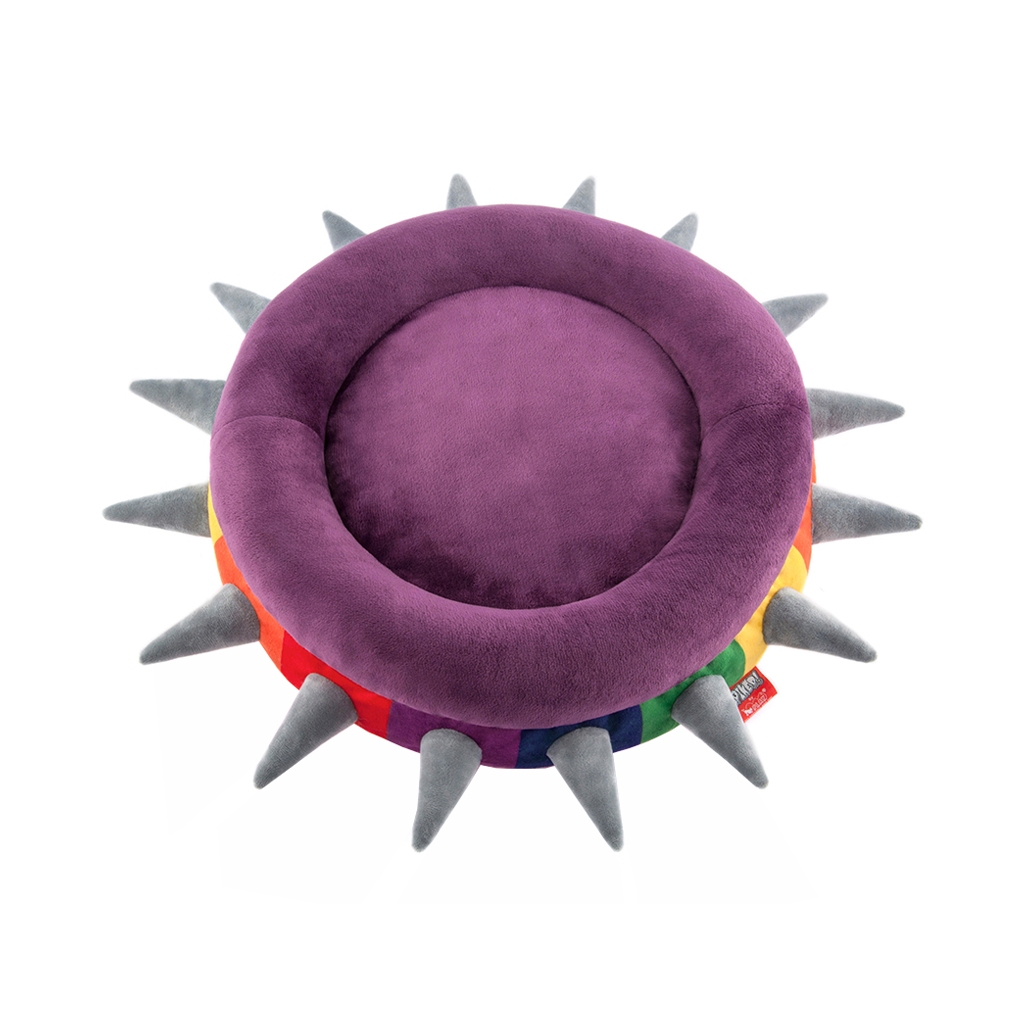 P.L.A.Y. Spiked Rainbow Dog Bed