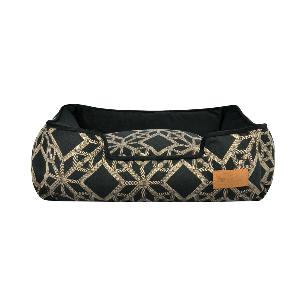 P.L.A.Y. Solstice Lounge Dog Bed Black 2