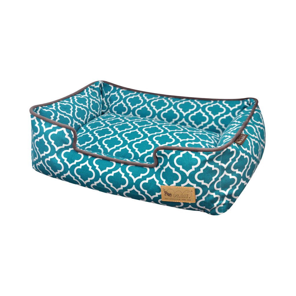 P.L.A.Y. Moroccan Lounge Dog Bed teal