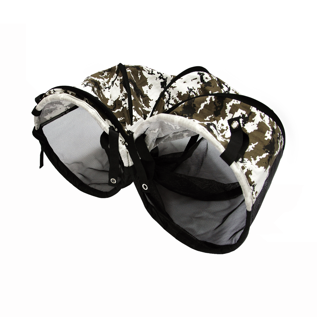 P.L.A.Y. Pet Cat and Dog Tunnel White Camo 2