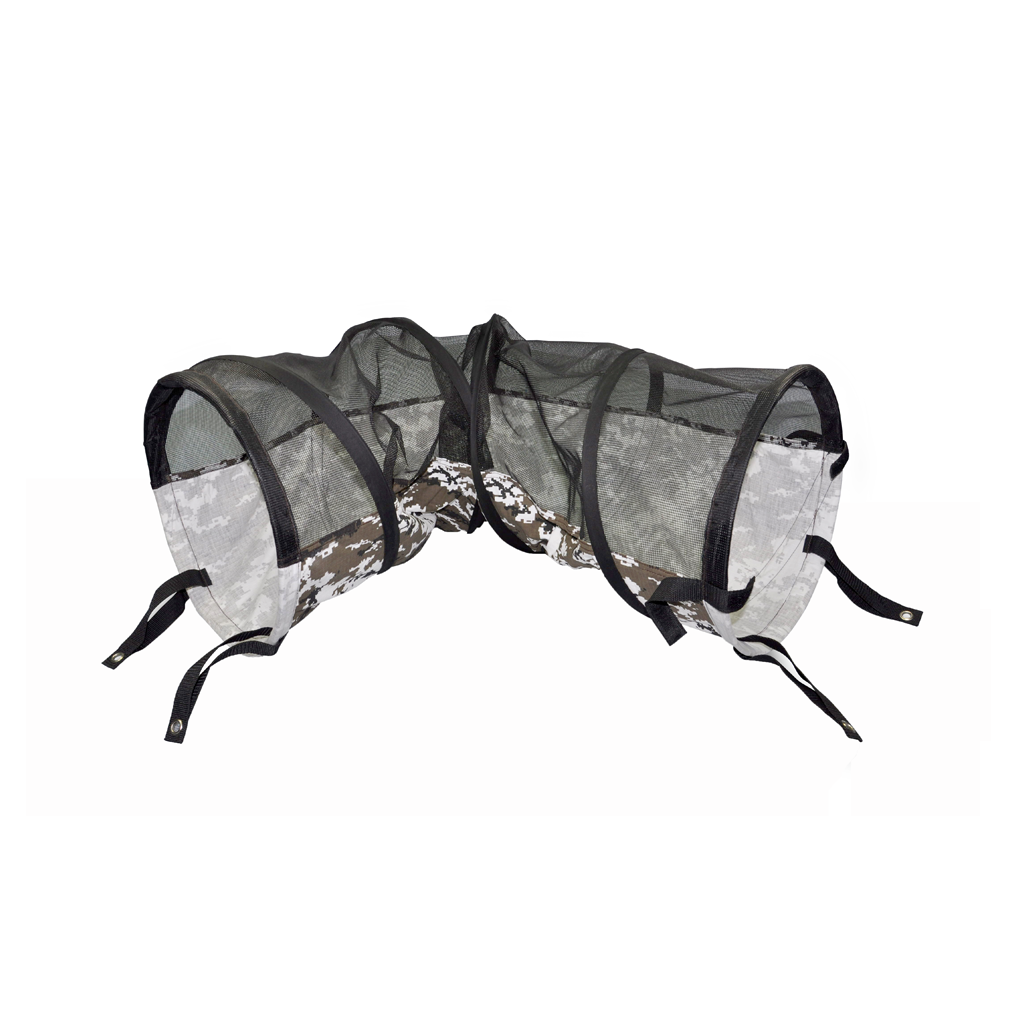 P.L.A.Y. Pet Cat and Dog Tunnel White Camo 6