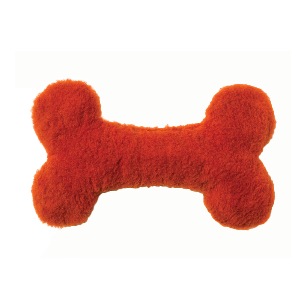 West Paw Bone Dog Toy Pumpkin