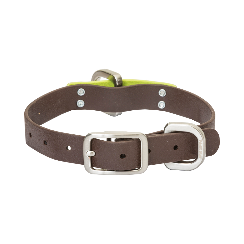 West Paw Jaunts Dog Collar Brown