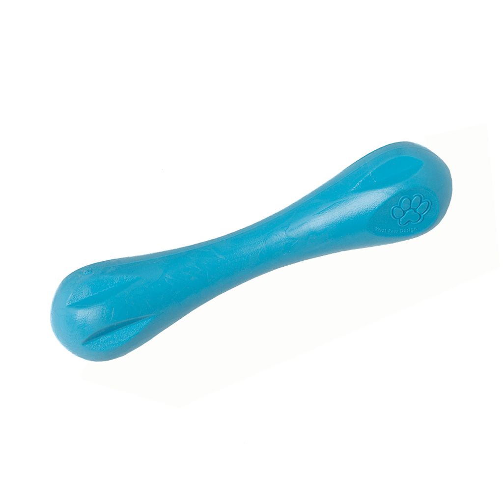 West Paw Zogoflex Small Tux Dog Toy, Aqua Blue