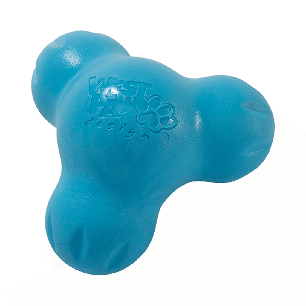 West Paw Tux Dog Toy Aqua Blue
