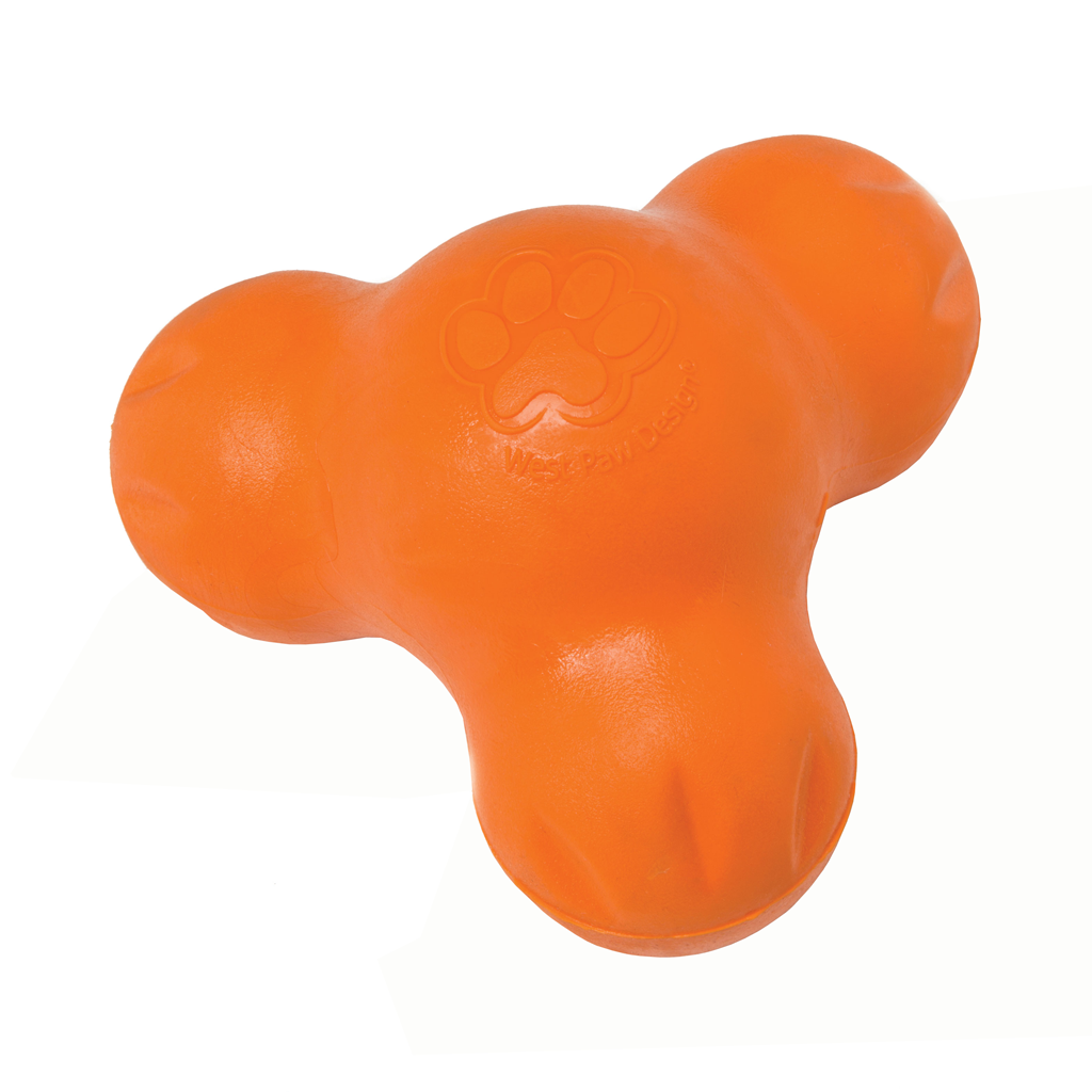West Paw Tux Dog Toy Tangerine